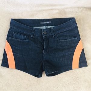 mavi Hot Pants Chalayan blue orange 27 +FREE GIFT